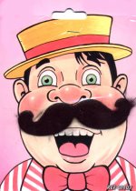 Unbranded Fancy Dress Costumes - Barber Moustache - Black