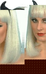 Fancy Dress Costumes - BLACK PVC Devil Horns