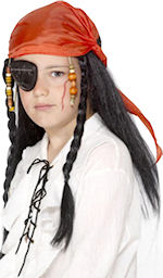 Unbranded Fancy Dress Costumes - Child Buccaneer Wig