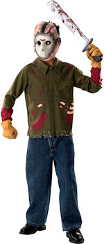 Child Jason EVA Mask and shirt.