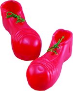 Fancy Dress Costumes - Child PVC Clown Shoes