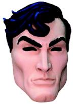 Fancy Dress Costumes - Child Vinyl Superman TM Mask