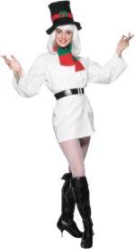 Fancy Dress Costumes - Economy Adult Snowwoman