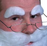 Fancy Dress Costumes - Economy Santa Eyebrows