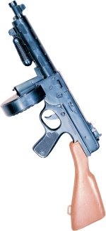 Gangster Tommy gun.