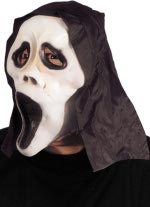 Fancy Dress Costumes - GID Screamer Mask and Hood