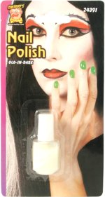 Fancy Dress Costumes - Glow-In-Dark Nailpolish