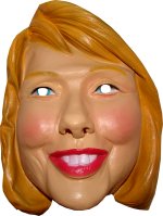 Fancy Dress Costumes - Hillary Clinton Latex Mask