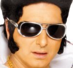 Unbranded Fancy Dress Costumes - Licensed Elvis Retro Shades Silver