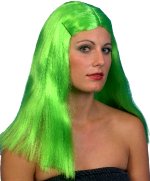 Fancy Dress Costumes - Louise Style Wig GREEN