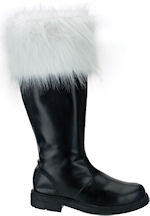 Unbranded Fancy Dress Costumes - Men Santa Boots Small