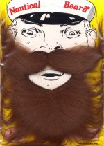 Unbranded Fancy Dress Costumes - Nautical Beard - Brown