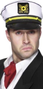 Unbranded Fancy Dress Costumes - Peaked Ship Captain Cap