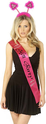Unbranded Fancy Dress Costumes - Pink Diamante Hen Party Sash