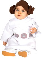 Unbranded Fancy Dress Costumes - Princess Leia Baby Bunting New Born