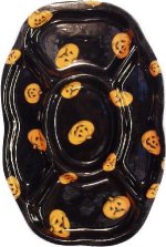 Fancy Dress Costumes - Pumpkin Motif Snack Tray
