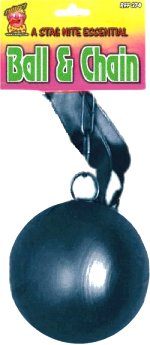 Unbranded Fancy Dress Costumes - PVC Ball and Chain