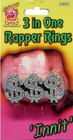 Unbranded Fancy Dress Costumes - Rapper Rings