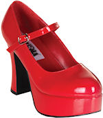 Unbranded Fancy Dress Costumes - Red Patent Shoes Shoe Size 6.5