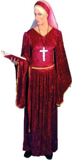 Unbranded Fancy Dress Costumes - Royal Medieval Lady (RUBY)
