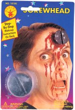 Fancy Dress Costumes - Screwhead Prosthetic
