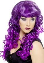 Unbranded Fancy Dress Costumes - Siren Wig PURPLE and BLACK