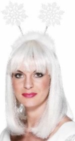 Unbranded Fancy Dress Costumes - Snowflake Head Boppers