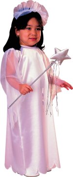 Costume includes headpiece and dress.