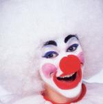 Fancy Dress Costumes - WHITE Deluxe Afro Clown Wig