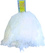 Fancy Dress Costumes - White Finger Pom Pom