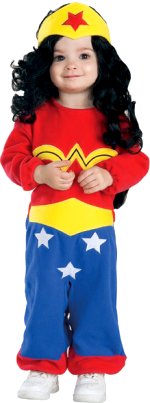 Unbranded Fancy Dress Costumes - Wonder Woman Baby Bunting New Born