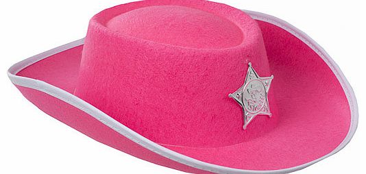 Round up a bad guy or two in your Cowgirlandrsquo;s Hat. It has a silver star on the front to let everyone know when the sheriffandrsquo;s in town. The Cowgirlandrsquo;s Hat is ideal for fancy dress and designed for kids aged three and up. (Barcode E
