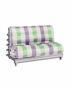 Fareham Futon/Green Check Mattress