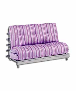 Fareham Futon/Lilac Deck Stripe Mattress