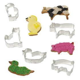 Unbranded Farm Animal Cookie Cutters (Set of 7) - SAVE 80 per cent