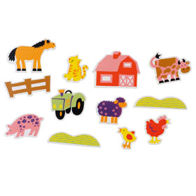 Unbranded Farm Bath Stickers