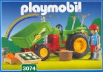Farm Tractor With Loading Area- Playmobil
