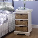 Unbranded Farmhouse 3 Drawer Chest-ivory