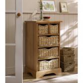 Unbranded Farmhouse 5 drawer chest-natural