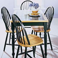 Farmhouse Tile Top Table & Four Chairs