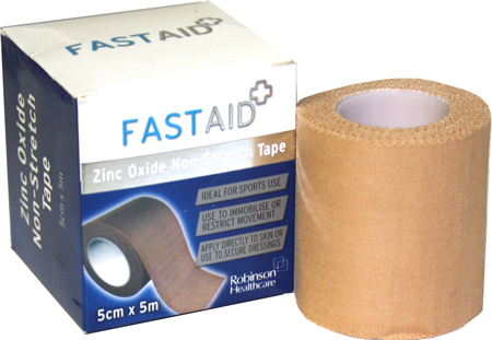 Unbranded Fast Aid Zinc Oxide Non-Strip Tape