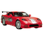 A 1/18 scale replica of the Mazda RX7 from the hit film The Fast And The Furious. What makes this