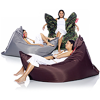 Sofas and chairs are terribly last century when compared to this incredibly versatile beanbag. Simpl