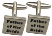 Unbranded Father of the Bride Cufflinks by John Pinder