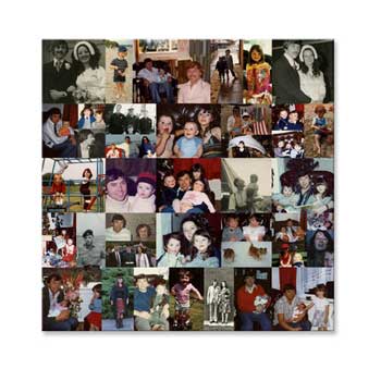 Unbranded Fatherand#39;s Day Canvas Photo Montage