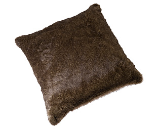 Unbranded Faux Fur and Suede Cushion