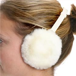 Unbranded Faux Fur Ear Muffs - White