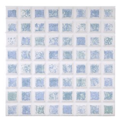 Unbranded Faux Mosaic Blue Wall Tile