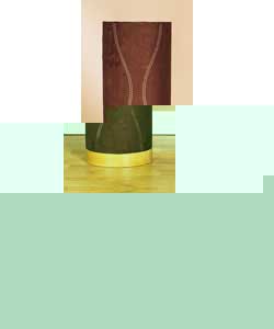 Faux Suede Laser Cut Column Floor Lamp
