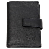 Unbranded FC Barcelona Credit Card Wallet - Black leather.